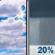 Monday: Mostly Cloudy then Slight Chance Rain Showers