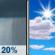 Sunday: Slight Chance Rain Showers then Mostly Sunny